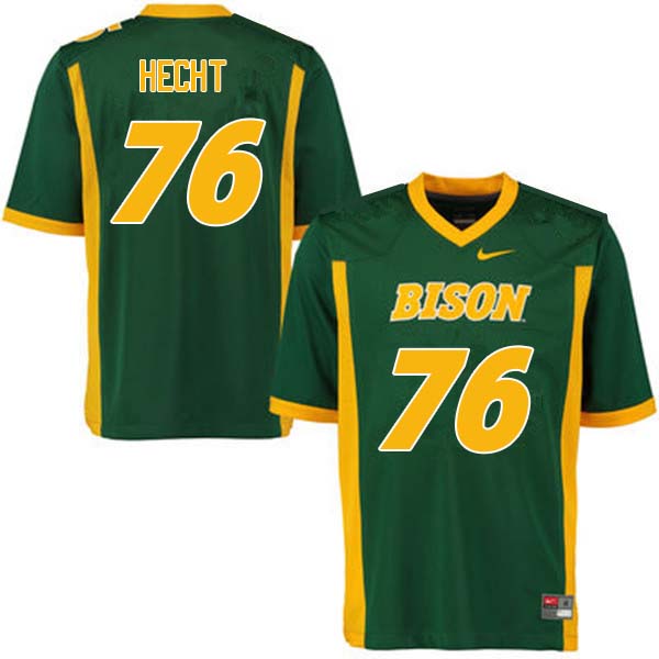 Men #76 Ben Hecht North Dakota State Bison College Football Jerseys Sale-Green